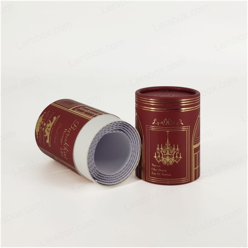 جعبه های لوله کاغذ چاپی سفارشی مقرون به صرفه برای بسته بندی ایمن و گزینه های ارائه خلاق HT011