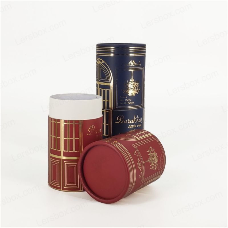 جعبه های لوله کاغذ چاپی سفارشی مقرون به صرفه برای بسته بندی ایمن و گزینه های ارائه خلاق HT011